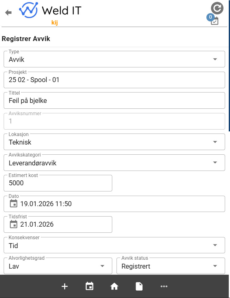 avvik mobil Avvik