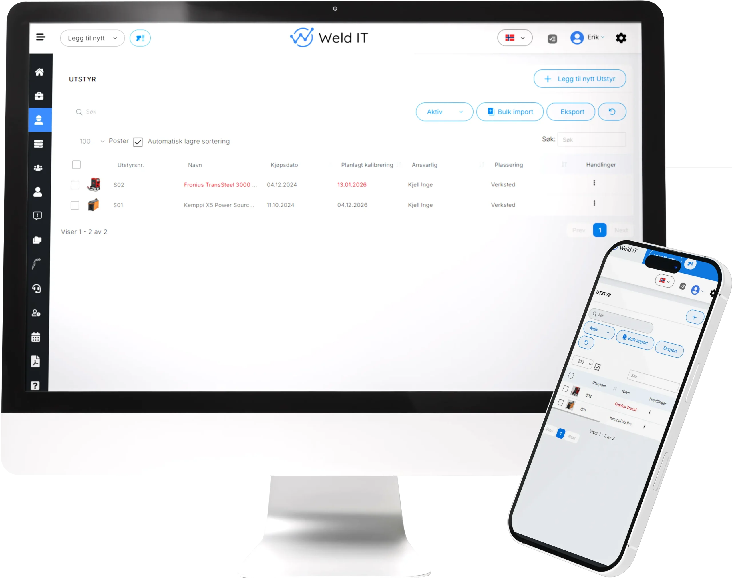 utstyr-1 Utstyrregister